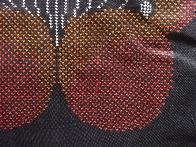 JAPANESE KIMONO / ANTIQUE KIMONO / SILK / DORO OSHIMA TSUMUGI / WOVEN UME / 5MARUKI